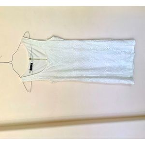 Guess, Beautiful white lace, lined tank dress